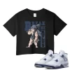TeeVivo Crop Top Match Air Jordan 4 Retro Midnight Navy Break the rules – Air Jordan 4 Crop Top, AJ4 Crop Top