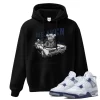 TeeVivo Hoodie Match Air Jordan 4 Retro Midnight Navy Heaven vibes – Air Jordan 4 Hoodie, AJ4 Hoodie