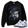 TeeVivo Sweatshirt Match Air Jordan 4 Retro Midnight Navy Money change people – Air Jordan 4 Sweatshirt, AJ4 Sweatshirt