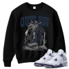 TeeVivo Sweatshirt Match Air Jordan 4 Retro Midnight Navy Outlaw – Air Jordan 4 Sweatshirt, AJ4 Sweatshirt