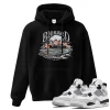 TeeVivo Hoodie Match Air Jordan 4 Retro Military Black Blessed – Air Jordan 4 Hoodie, AJ4 Hoodie