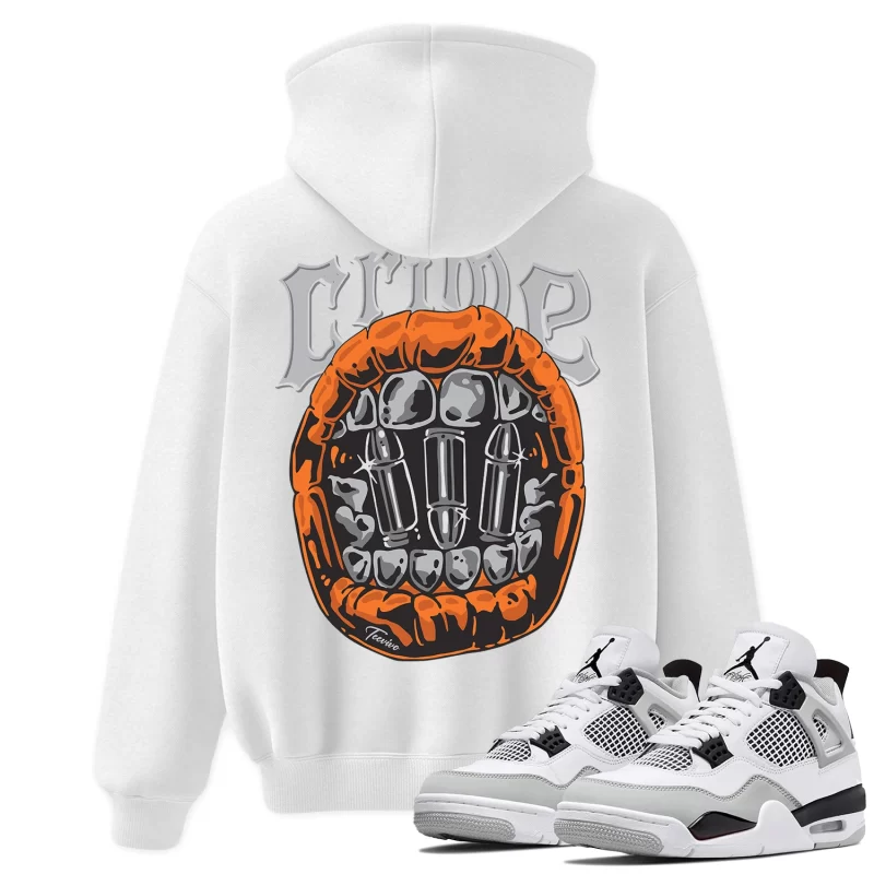 TeeVivo Hoodie Match Air Jordan 4 Retro Military Black Crime – Air Jordan 4 Hoodie, AJ4 Hoodie