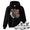TeeVivo Hoodie Match Air Jordan 4 Retro Military Black Gambling – Air Jordan 4 Hoodie, AJ4 Hoodie