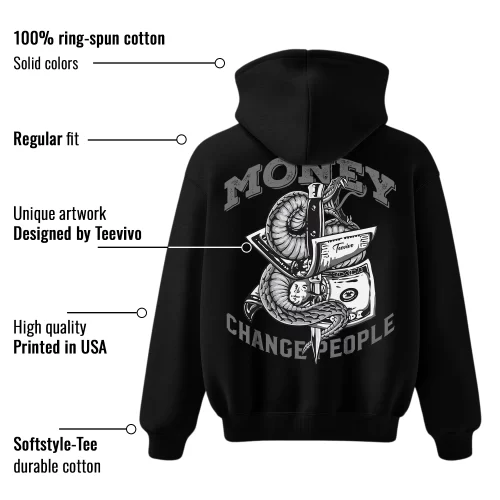 TeeVivo Hoodie Match Air Jordan 4 Retro Military Black Money change people – Air Jordan 4 Hoodie, AJ4 Hoodie
