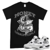 TeeVivo T-Shirt Match Air Jordan 4 Retro Military Black Money change people – Air Jordan 4 Shirt, AJ4 Shirt