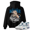 TeeVivo Hoodie Match Air Jordan 4 Retro Military Blue Trust no one – Air Jordan 4 Hoodie, AJ4 Hoodie