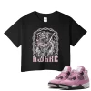 TeeVivo Crop Top Match Air Jordan 4 Retro Orchid Awake – Air Jordan 4 Crop Top, AJ4 Crop Top