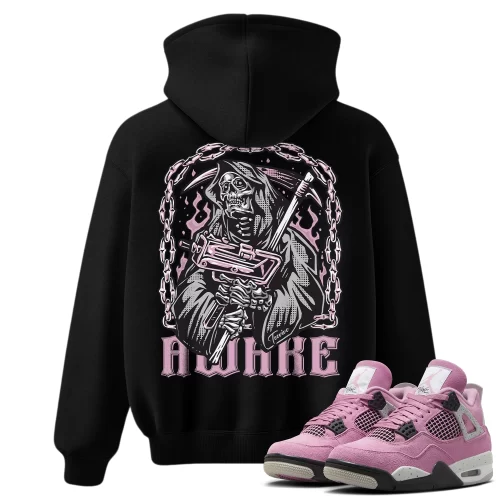 TeeVivo Hoodie Match Air Jordan 4 Retro Orchid Awake – Air Jordan 4 Hoodie, AJ4 Hoodie