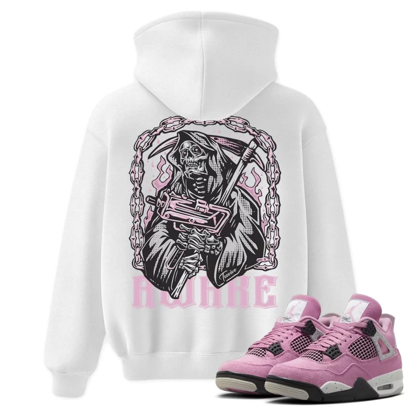 TeeVivo Hoodie Match Air Jordan 4 Retro Orchid Awake – Air Jordan 4 Hoodie, AJ4 Hoodie