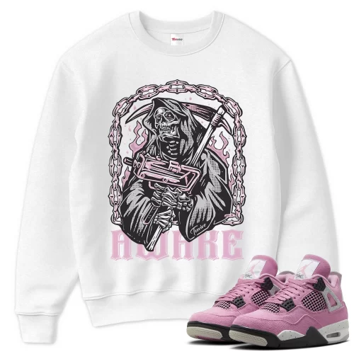 TeeVivo Sweatshirt Match Air Jordan 4 Retro Orchid Awake – Air Jordan 4 Sweatshirt, AJ4 Sweatshirt