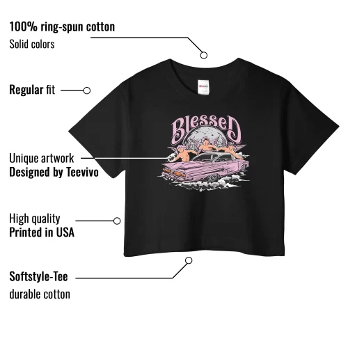 TeeVivo Crop Top Match Air Jordan 4 Retro Orchid Blessed – Air Jordan 4 Crop Top, AJ4 Crop Top