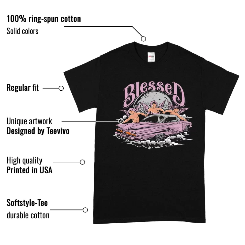 TeeVivo T-Shirt Match Air Jordan 4 Retro Orchid Blessed – Air Jordan 4 Shirt, AJ4 Shirt