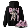 TeeVivo Hoodie Match Air Jordan 4 Retro Orchid Break the rules – Air Jordan 4 Hoodie, AJ4 Hoodie