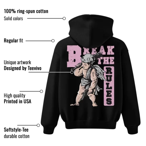TeeVivo Hoodie Match Air Jordan 4 Retro Orchid Break the rules – Air Jordan 4 Hoodie, AJ4 Hoodie