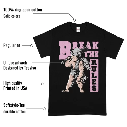 TeeVivo T-Shirt Match Air Jordan 4 Retro Orchid Break the rules – Air Jordan 4 Shirt, AJ4 Shirt