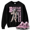 TeeVivo Sweatshirt Match Air Jordan 4 Retro Orchid Break the rules – Air Jordan 4 Sweatshirt, AJ4 Sweatshirt