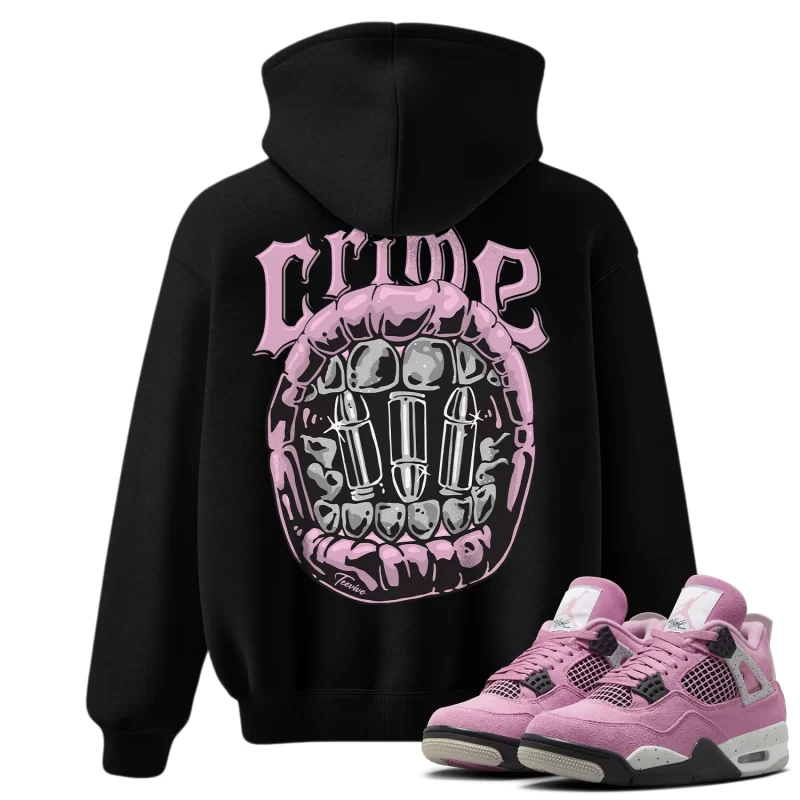 TeeVivo Hoodie Match Air Jordan 4 Retro Orchid Crime – Air Jordan 4 Hoodie, AJ4 Hoodie