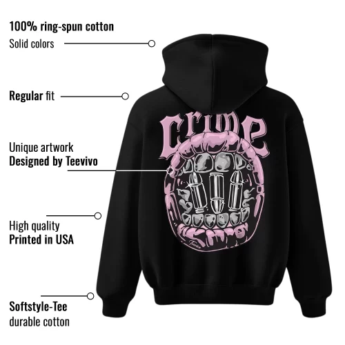 TeeVivo Hoodie Match Air Jordan 4 Retro Orchid Crime – Air Jordan 4 Hoodie, AJ4 Hoodie