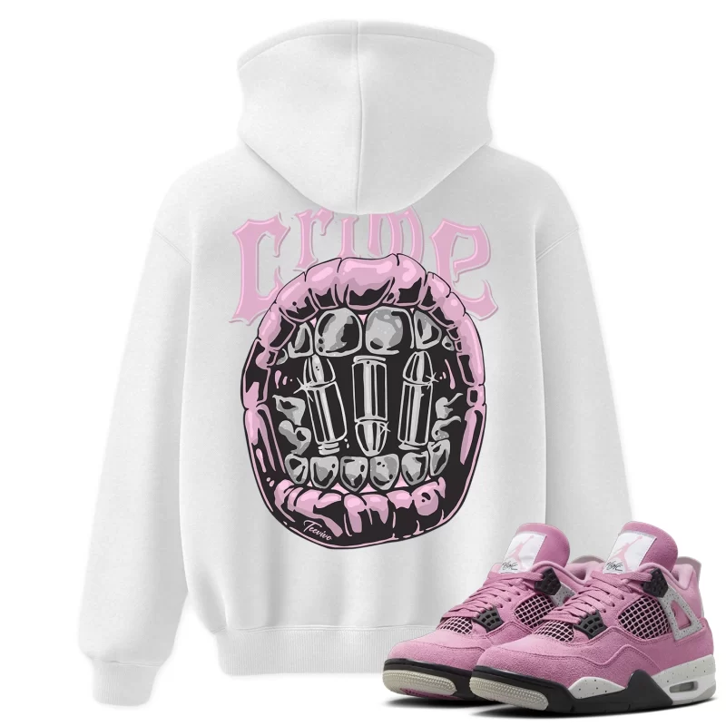 TeeVivo Hoodie Match Air Jordan 4 Retro Orchid Crime – Air Jordan 4 Hoodie, AJ4 Hoodie
