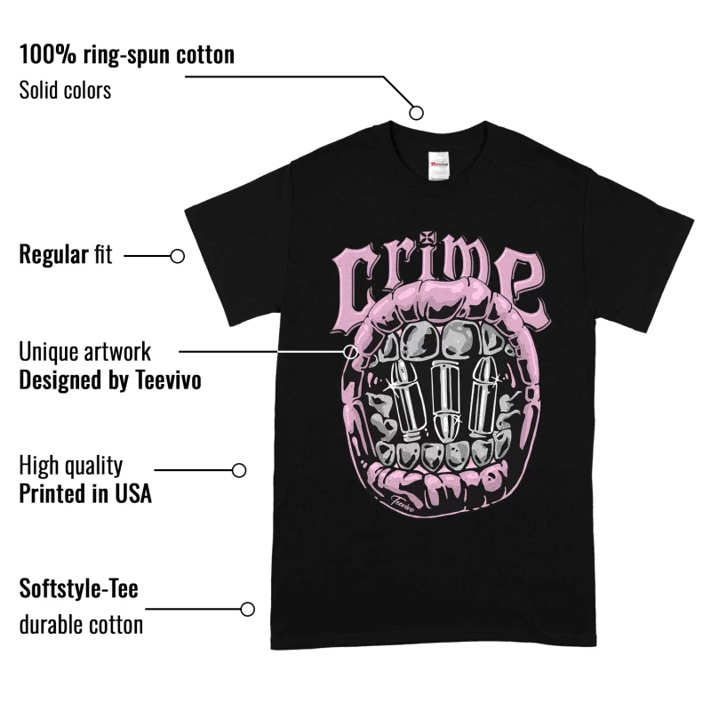 TeeVivo T-Shirt Match Air Jordan 4 Retro Orchid Crime – Air Jordan 4 Shirt, AJ4 Shirt