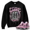 TeeVivo Sweatshirt Match Air Jordan 4 Retro Orchid Crime – Air Jordan 4 Sweatshirt, AJ4 Sweatshirt