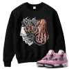 TeeVivo Sweatshirt Match Air Jordan 4 Retro Orchid Gambling – Air Jordan 4 Sweatshirt, AJ4 Sweatshirt