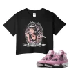 TeeVivo Crop Top Match Air Jordan 4 Retro Orchid God Daaamn – Air Jordan 4 Crop Top, AJ4 Crop Top
