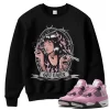 TeeVivo Sweatshirt Match Air Jordan 4 Retro Orchid God Daaamn – Air Jordan 4 Sweatshirt, AJ4 Sweatshirt