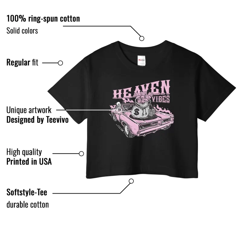 TeeVivo Crop Top Match Air Jordan 4 Retro Orchid Heaven vibes – Air Jordan 4 Crop Top, AJ4 Crop Top