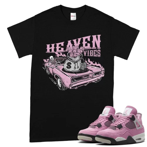 TeeVivo T-Shirt Match Air Jordan 4 Retro Orchid Heaven vibes – Air Jordan 4 Shirt, AJ4 Shirt