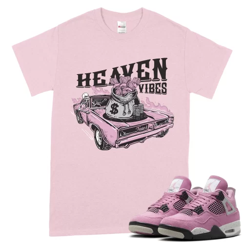 TeeVivo T-Shirt Match Air Jordan 4 Retro Orchid Heaven vibes – Air Jordan 4 Shirt, AJ4 Shirt