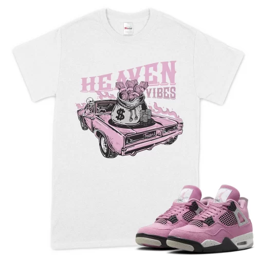 TeeVivo T-Shirt Match Air Jordan 4 Retro Orchid Heaven vibes – Air Jordan 4 Shirt, AJ4 Shirt