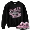 TeeVivo Sweatshirt Match Air Jordan 4 Retro Orchid Heaven vibes – Air Jordan 4 Sweatshirt, AJ4 Sweatshirt