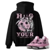 TeeVivo Hoodie Match Air Jordan 4 Retro Orchid Hug your lost smile – Air Jordan 4 Hoodie, AJ4 Hoodie