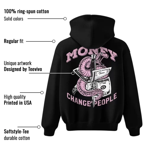 TeeVivo Hoodie Match Air Jordan 4 Retro Orchid Money change people – Air Jordan 4 Hoodie, AJ4 Hoodie