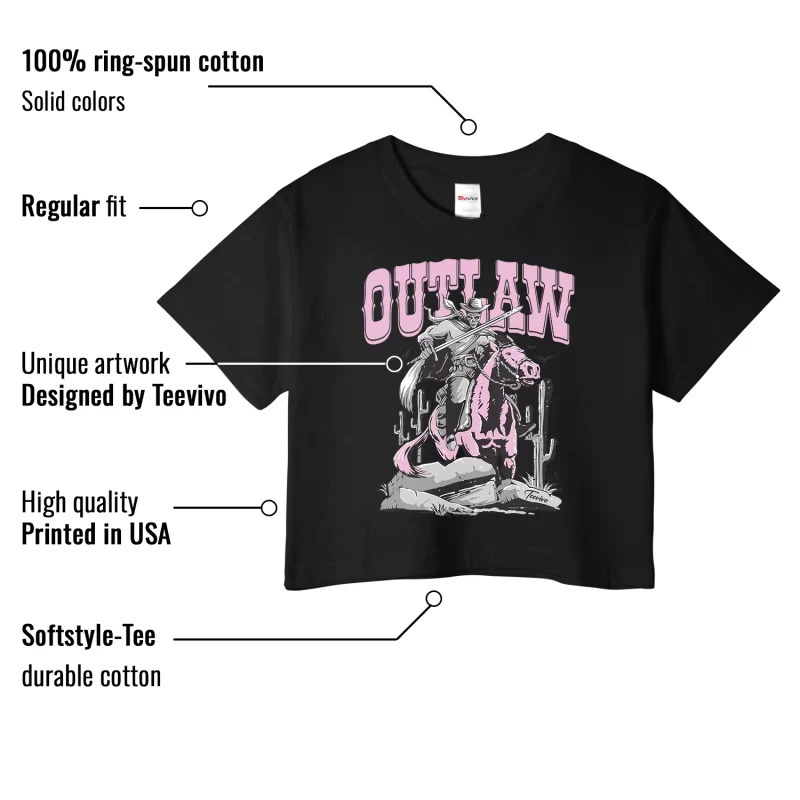 TeeVivo Crop Top Match Air Jordan 4 Retro Orchid Outlaw – Air Jordan 4 Crop Top, AJ4 Crop Top