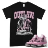 TeeVivo T-Shirt Match Air Jordan 4 Retro Orchid Outlaw – Air Jordan 4 Shirt, AJ4 Shirt