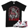 TeeVivo T-Shirt Match Air Jordan 4 Retro Red Cement Awake – Air Jordan 4 Shirt, AJ4 Shirt