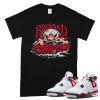 TeeVivo T-Shirt Match Air Jordan 4 Retro Red Cement Blessed – Air Jordan 4 Shirt, AJ4 Shirt