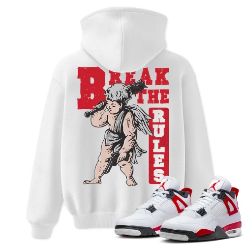 TeeVivo Hoodie Match Air Jordan 4 Retro Red Cement Break the rules – Air Jordan 4 Hoodie, AJ4 Hoodie