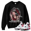 TeeVivo Sweatshirt Match Air Jordan 4 Retro Red Cement God Daaamn – Air Jordan 4 Sweatshirt, AJ4 Sweatshirt