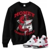 TeeVivo Sweatshirt Match Air Jordan 4 Retro Red Cement Money change people – Air Jordan 4 Sweatshirt, AJ4 Sweatshirt