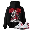 TeeVivo Hoodie Match Air Jordan 4 Retro Red Cement Outlaw – Air Jordan 4 Hoodie, AJ4 Hoodie
