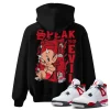 TeeVivo Hoodie Match Air Jordan 4 Retro Red Cement Speak no evil – Air Jordan 4 Hoodie, AJ4 Hoodie
