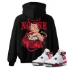 TeeVivo Hoodie Match Air Jordan 4 Retro Red Cement Trust no one – Air Jordan 4 Hoodie, AJ4 Hoodie