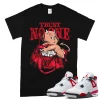 TeeVivo T-Shirt Match Air Jordan 4 Retro Red Cement Trust no one – Air Jordan 4 Shirt, AJ4 Shirt