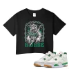 TeeVivo Crop Top Match Air Jordan 4 Retro SB Pine Green Awake – Air Jordan 4 Crop Top, AJ4 Crop Top