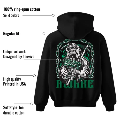 TeeVivo Hoodie Match Air Jordan 4 Retro SB Pine Green Awake – Air Jordan 4 Hoodie, AJ4 Hoodie