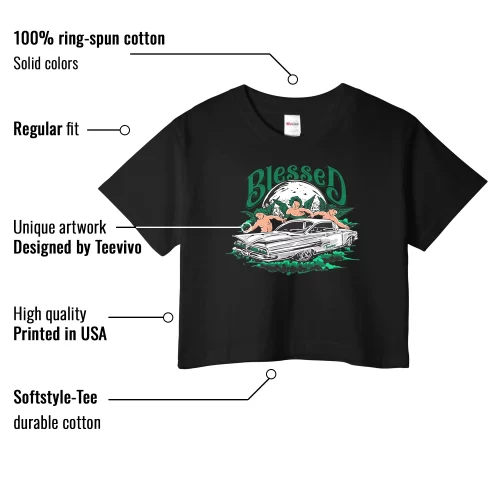 TeeVivo Crop Top Match Air Jordan 4 Retro SB Pine Green Blessed – Air Jordan 4 Crop Top, AJ4 Crop Top