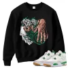 TeeVivo Sweatshirt Match Air Jordan 4 Retro SB Pine Green Gambling – Air Jordan 4 Sweatshirt, AJ4 Sweatshirt